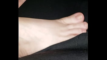 Girlfriend with foot fetish